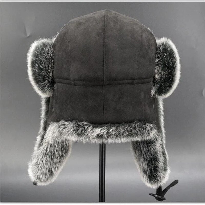 Elegáns hő: ushanka ember motorháztető